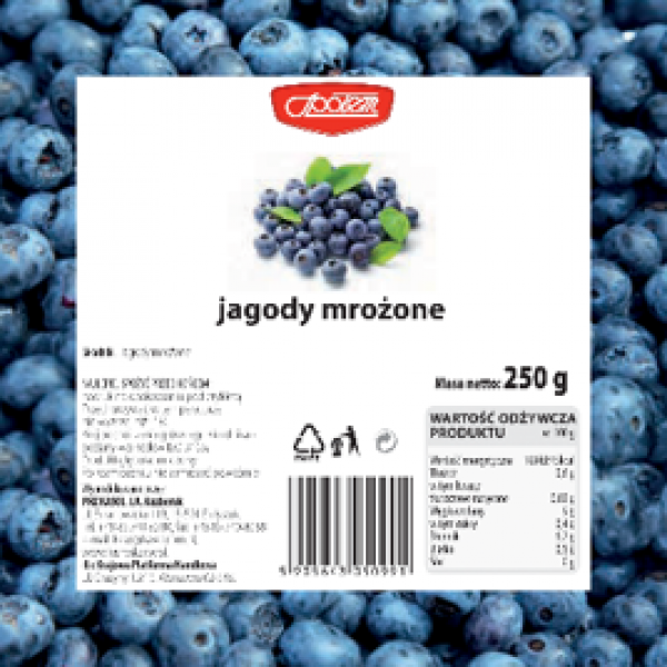 Jagody mrożone 250 g Społem