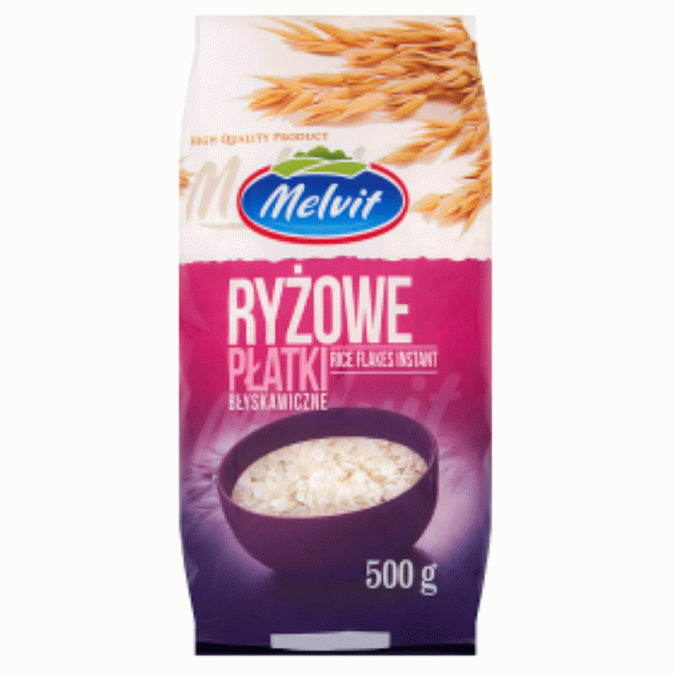 Płatki ryżowe błyskawiczne 500g Melvit