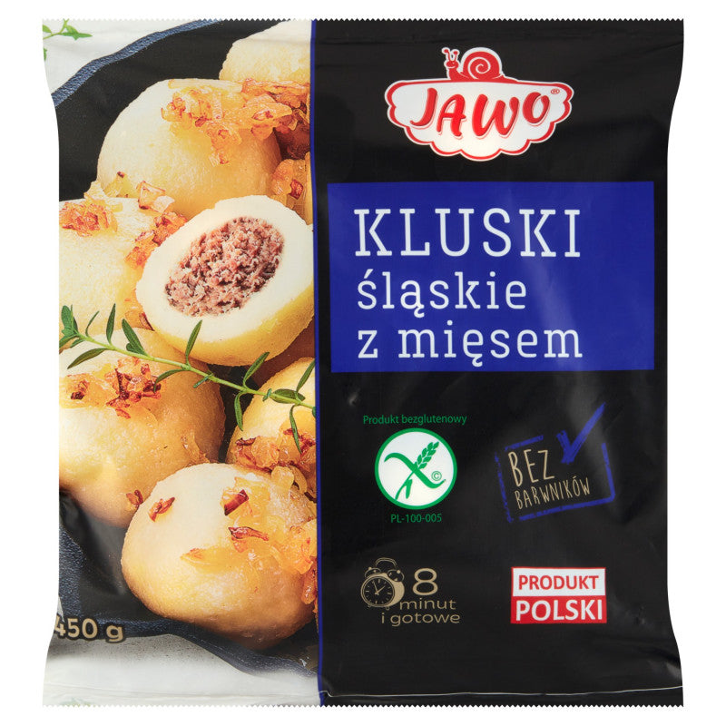 Kluski śląskie z mięsem 450g Jawo