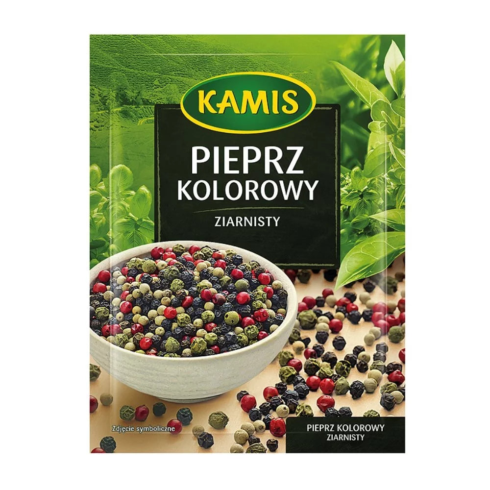 Pieprz kolorowy ziarnisty 16g Kamis