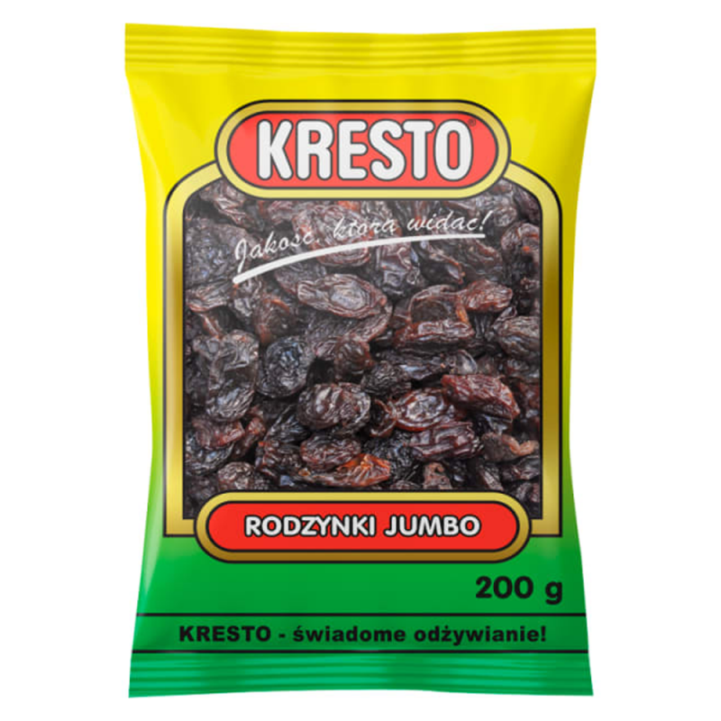 Rodzynki Jumbo 200g Kresto