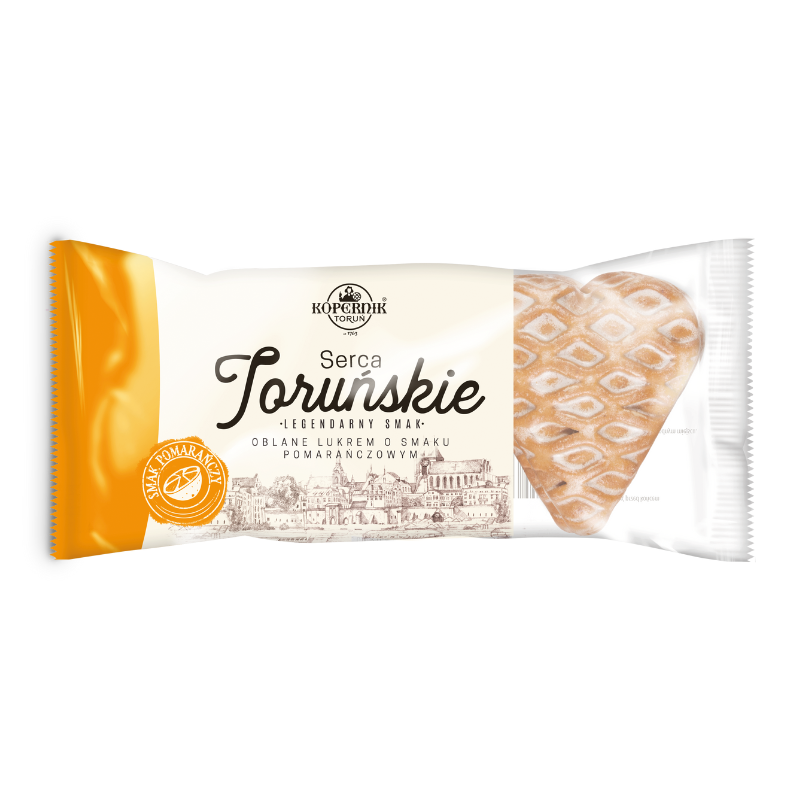 Serca Toruńskie Pomarańczowe 120g Kopernik