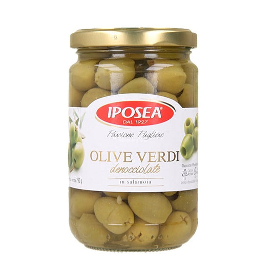 Oliwki zielone drylowane w zalewie solankowej 290 g Iposea