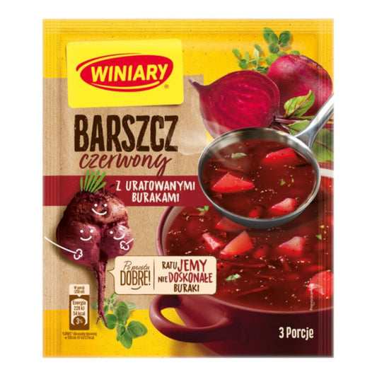 Barszcz czerwony z uratowanymi burakami 49g Winiary