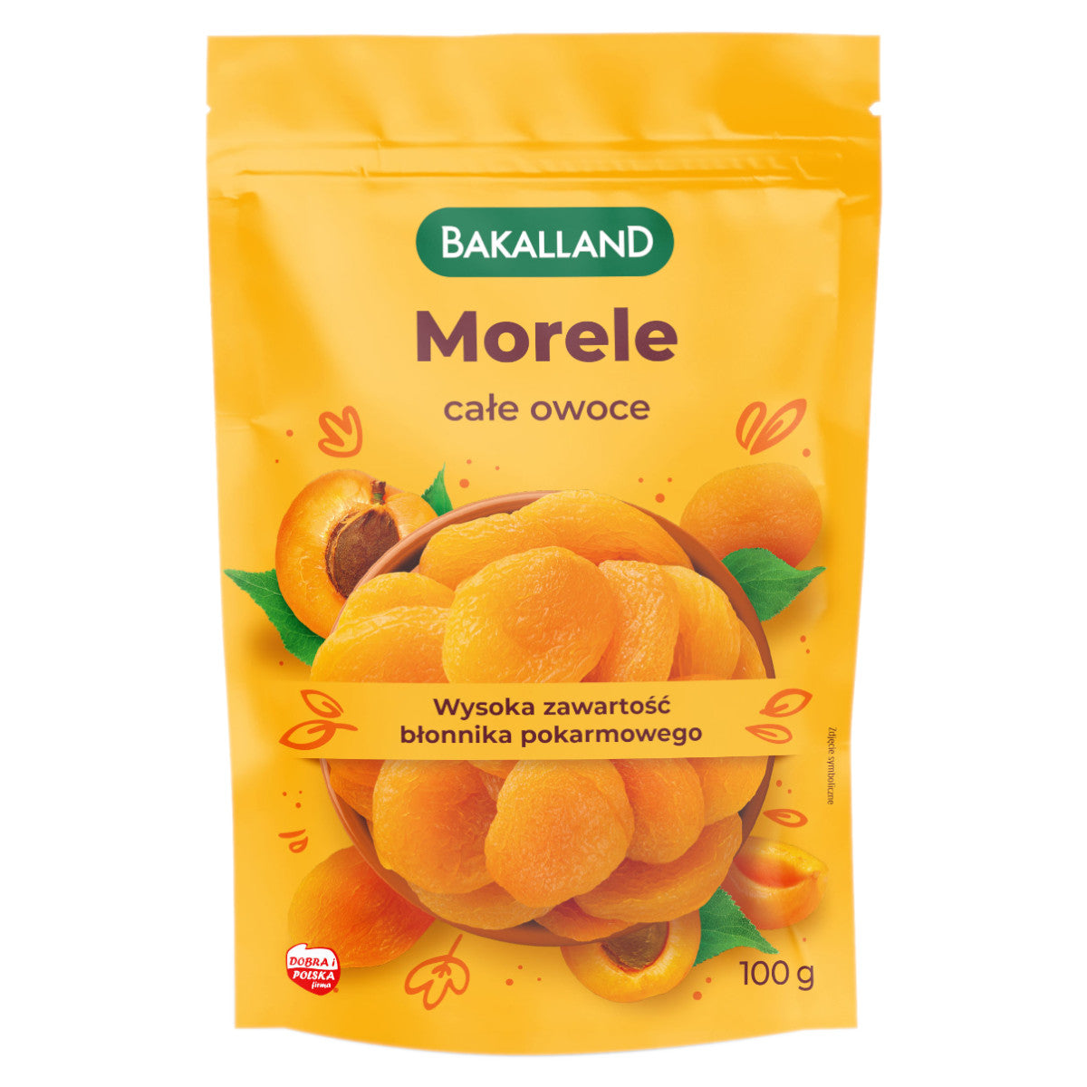 Morele Suszone 100g Bakalland