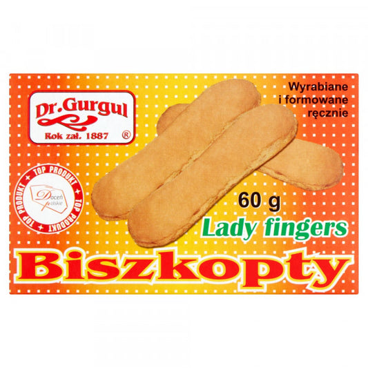 Biszkopty lady fingers 60 g Dr. Gurgul