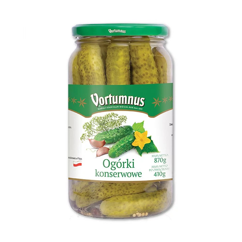 Ogórki konserwowe 870g Vortumnus
