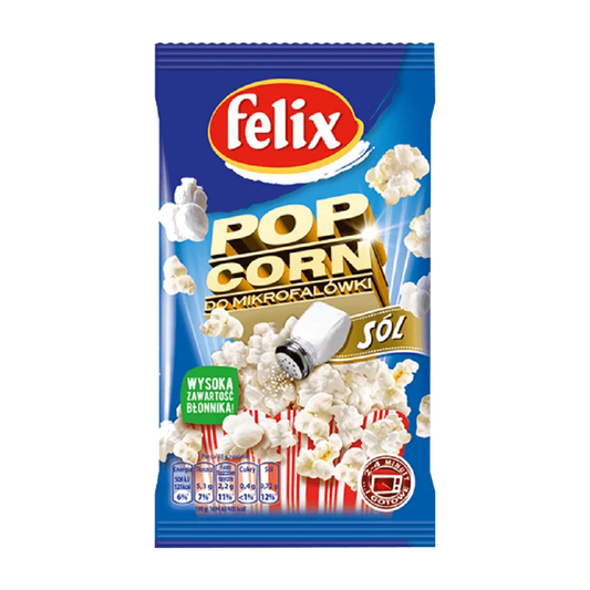 Popcorn do mikrofalówki Felix solony 90g Intersnack