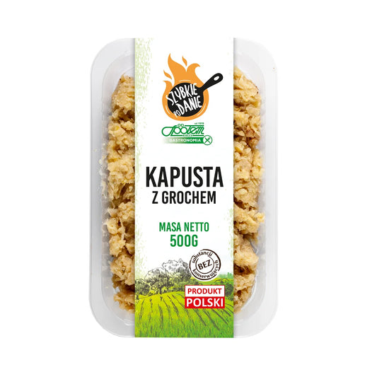 Kapusta z grochem 500g Społem PSS