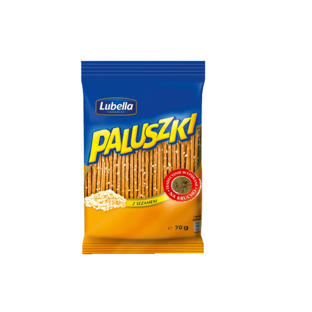 Paluszki z sezamem 70g Lubella