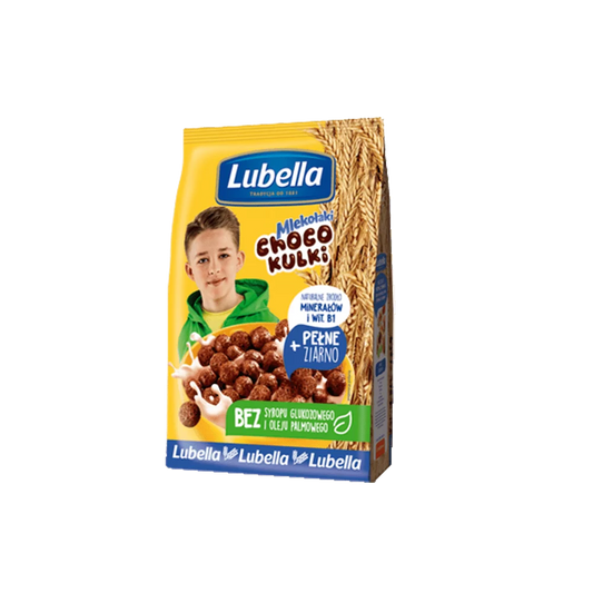 Płatki śniadaniowe Mlekołaki kulki 250g Lubella