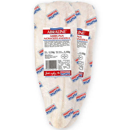 Filet z miruny bez skóry mrożony- 10% glazury kg Abramczyk