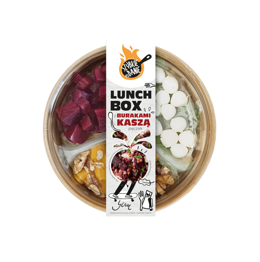 Lunchbox  burak z kaszą pęczak 200g Społem PSS