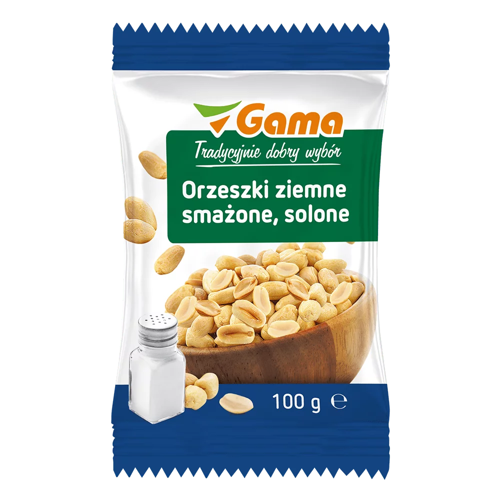Orzeszki ziemne solone 100g Marka Własna Gama