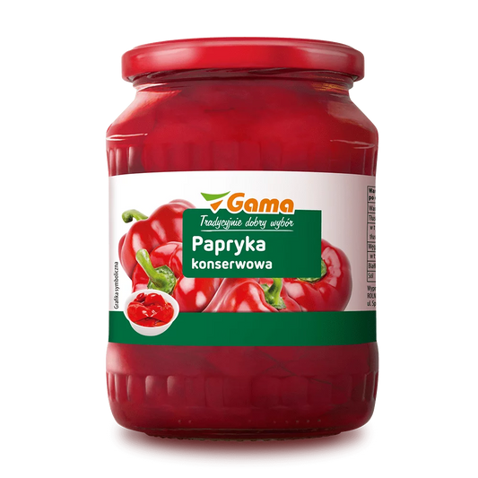 Papryka konserwowa 650g Marka Własna Gama