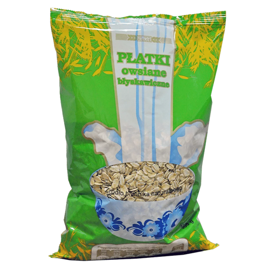 Płatki owsiane błyskawiczne 500g PZZ Kielce