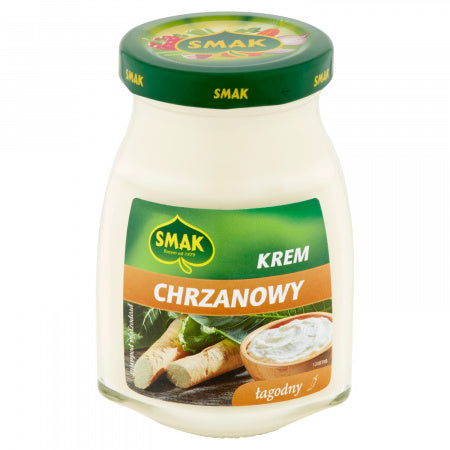 Krem chrzanowy łagodny 160 g Smak
