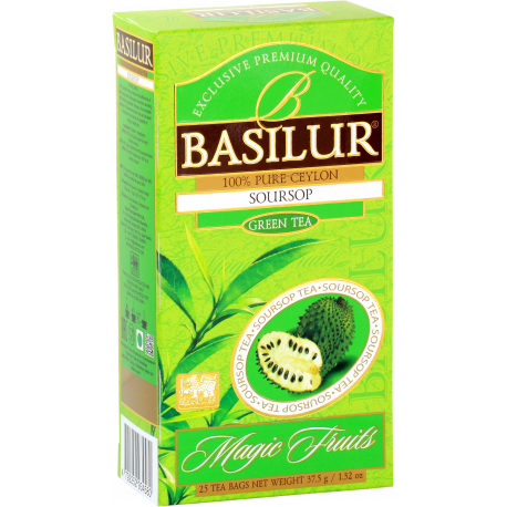 Herbata zielona Soursop 25×1,5g Basilur