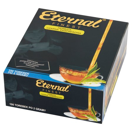 Herbata czarna ekspresowa 100 torebek Eternal