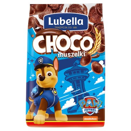Muszelki Zbożowe o smaku czekoladowym 250g Lubella